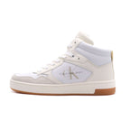 Calvin Klein High Top Leather Womens Trainers UK 5 EU 38