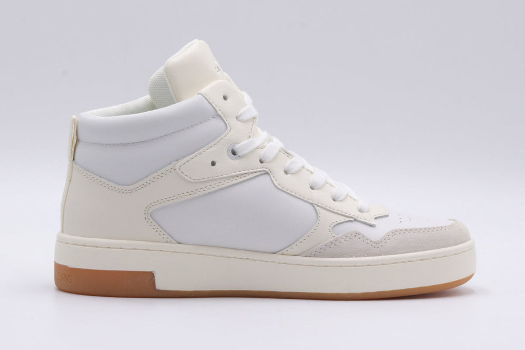 Calvin Klein High Top Leather Womens Trainers UK 5 EU 38