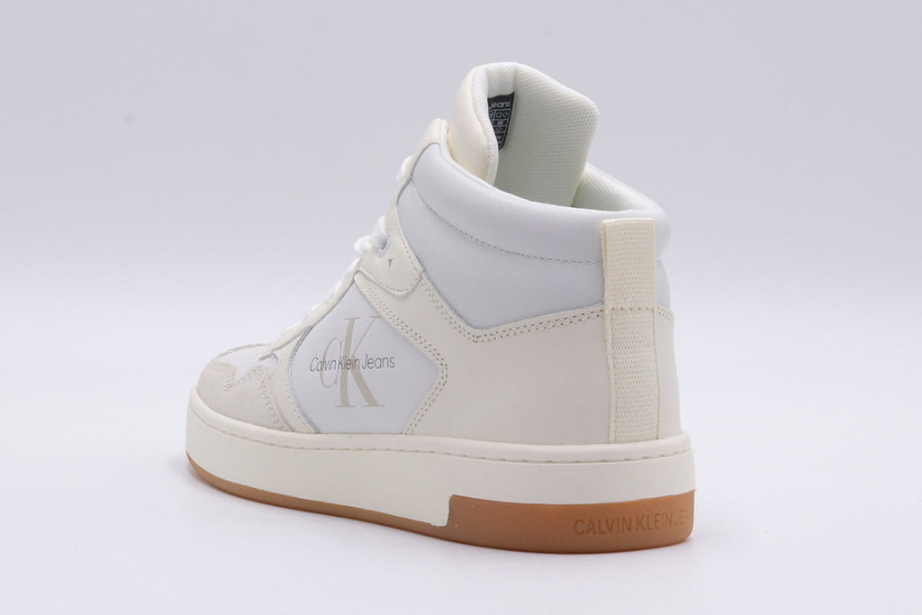 Calvin Klein High Top Leather Womens Trainers UK 5 EU 38
