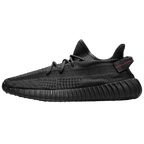 Yeezy Boost 350 V2 Static Black Non-Reflective Trainers