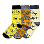 Bare Kind Yellow Lover 3 Bamboo Sock Set