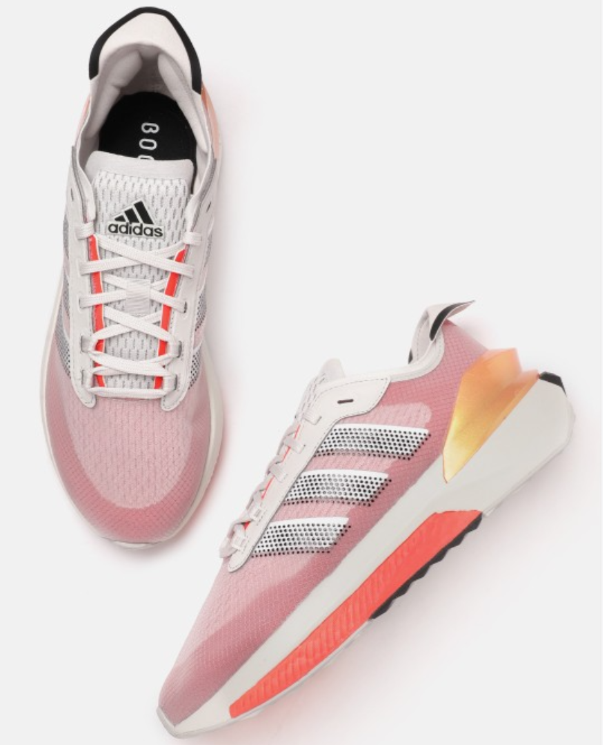 Adidas AVRYN Black Grey Mens BOOST Trainers