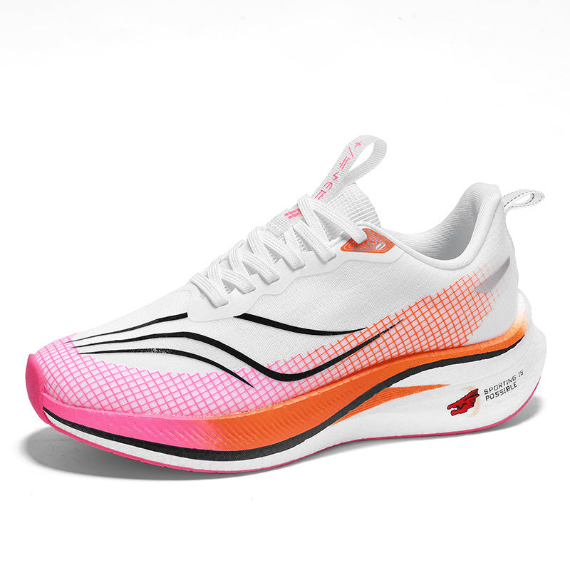 Unisex Breathable Mesh Lightweight Platform Low Top Trainers