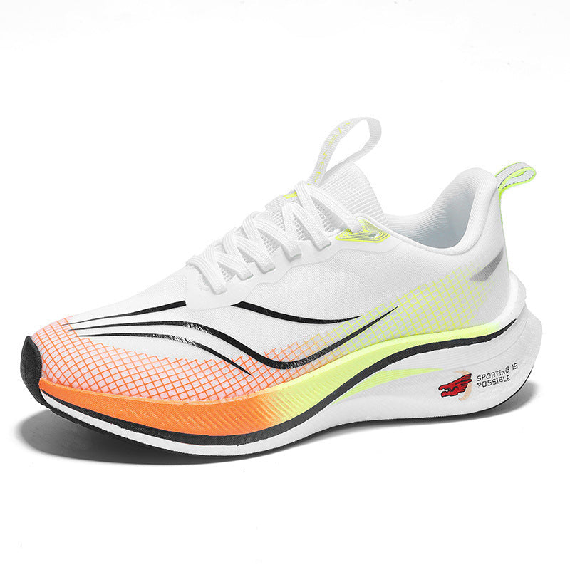 Unisex Breathable Mesh Lightweight Platform Low Top Trainers