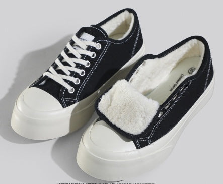 Unisex Canvas Thick Sole Trainers