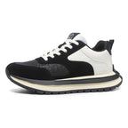 Mens Non Slip Low Top Lace Up Round Toe Trainers