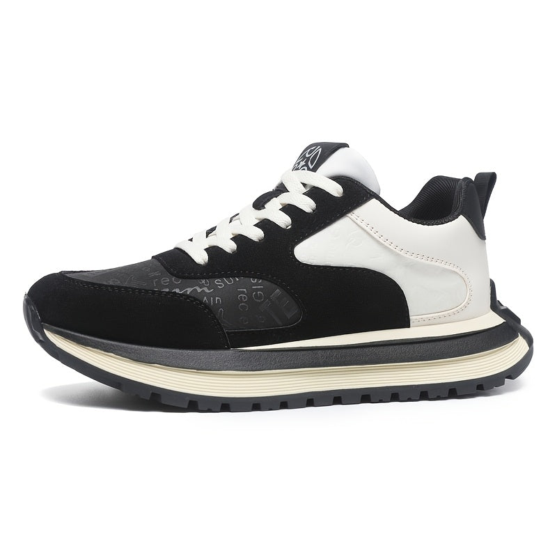 Mens Non Slip Low Top Lace Up Round Toe Trainers