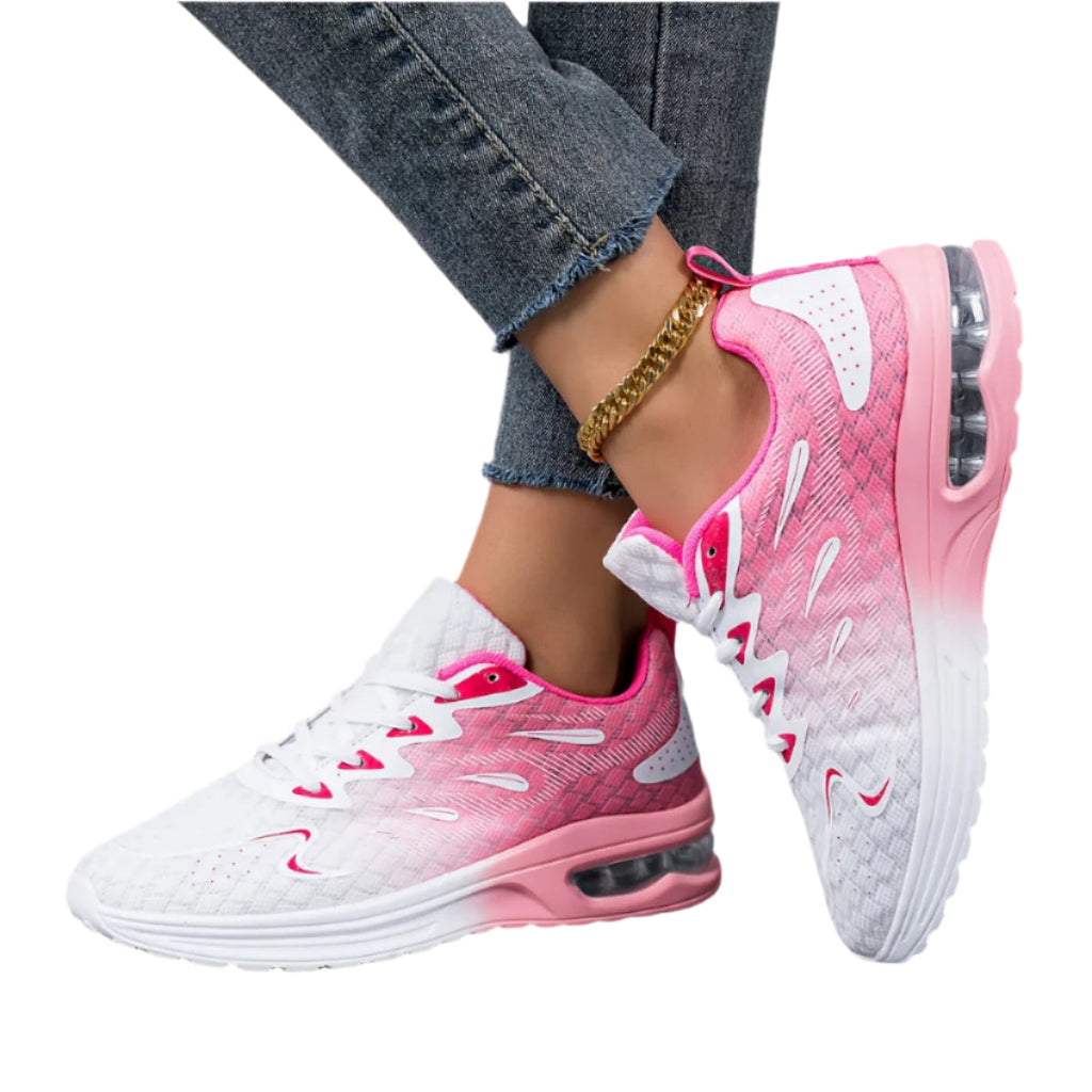 Womens Breathable Mesh Cushioned Running Trainers