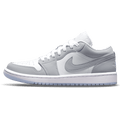 Air Jordan 1 Low Womens White Wolf Grey trainers main side profile
