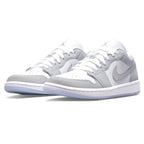 Air Jordan 1 Low Womens White Wolf Grey trainers alternate side view