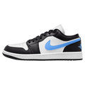 Air Jordan 1 Low Black University Blue Womens Trainers
