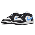 Air Jordan 1 Low Black University Blue Womens Trainers