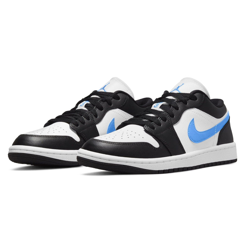 Air Jordan 1 Low Black University Blue Womens Trainers