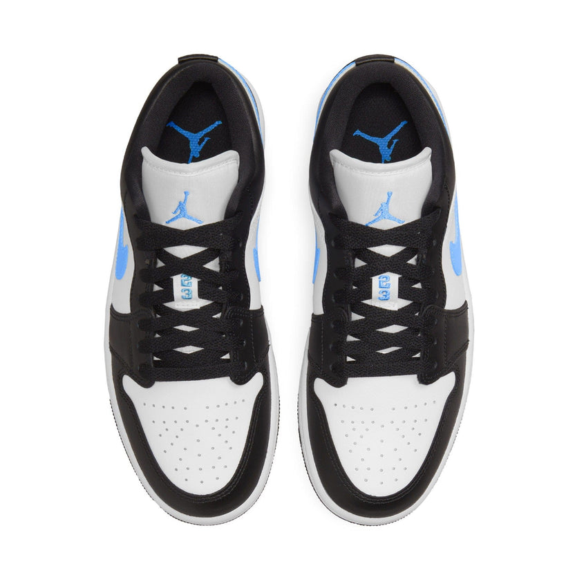 Air Jordan 1 Low Black University Blue Womens Trainers