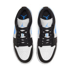 Air Jordan 1 Low Black University Blue Womens Trainers