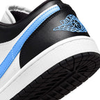 Air Jordan 1 Low Black University Blue Womens Trainers