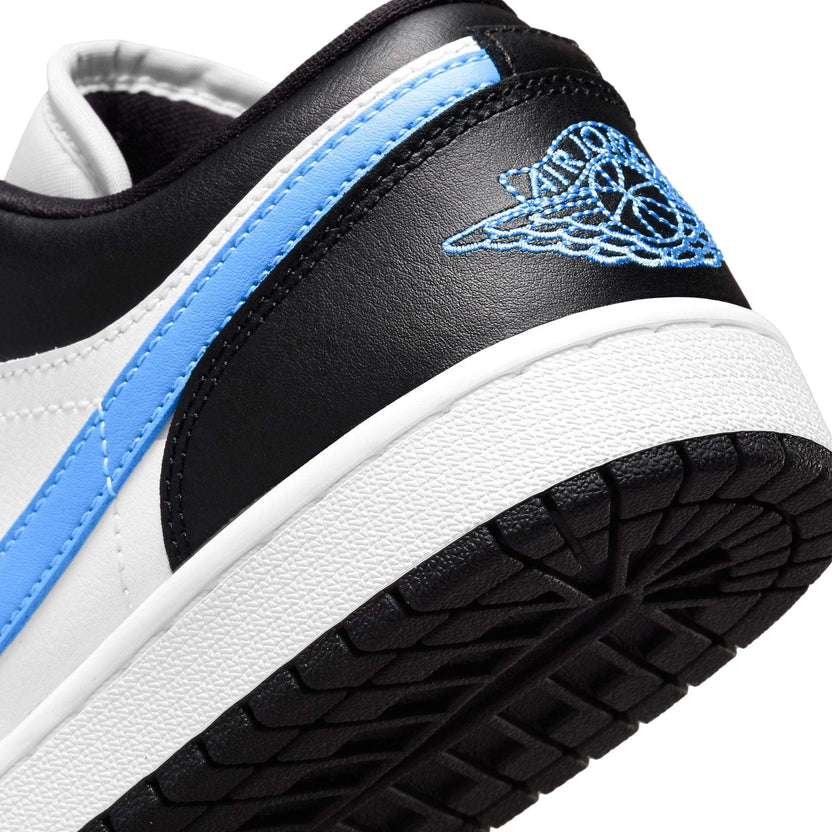 Air Jordan 1 Low Black University Blue Womens Trainers