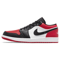 Air Jordan 1 Low Bred Toe trainers main side profile