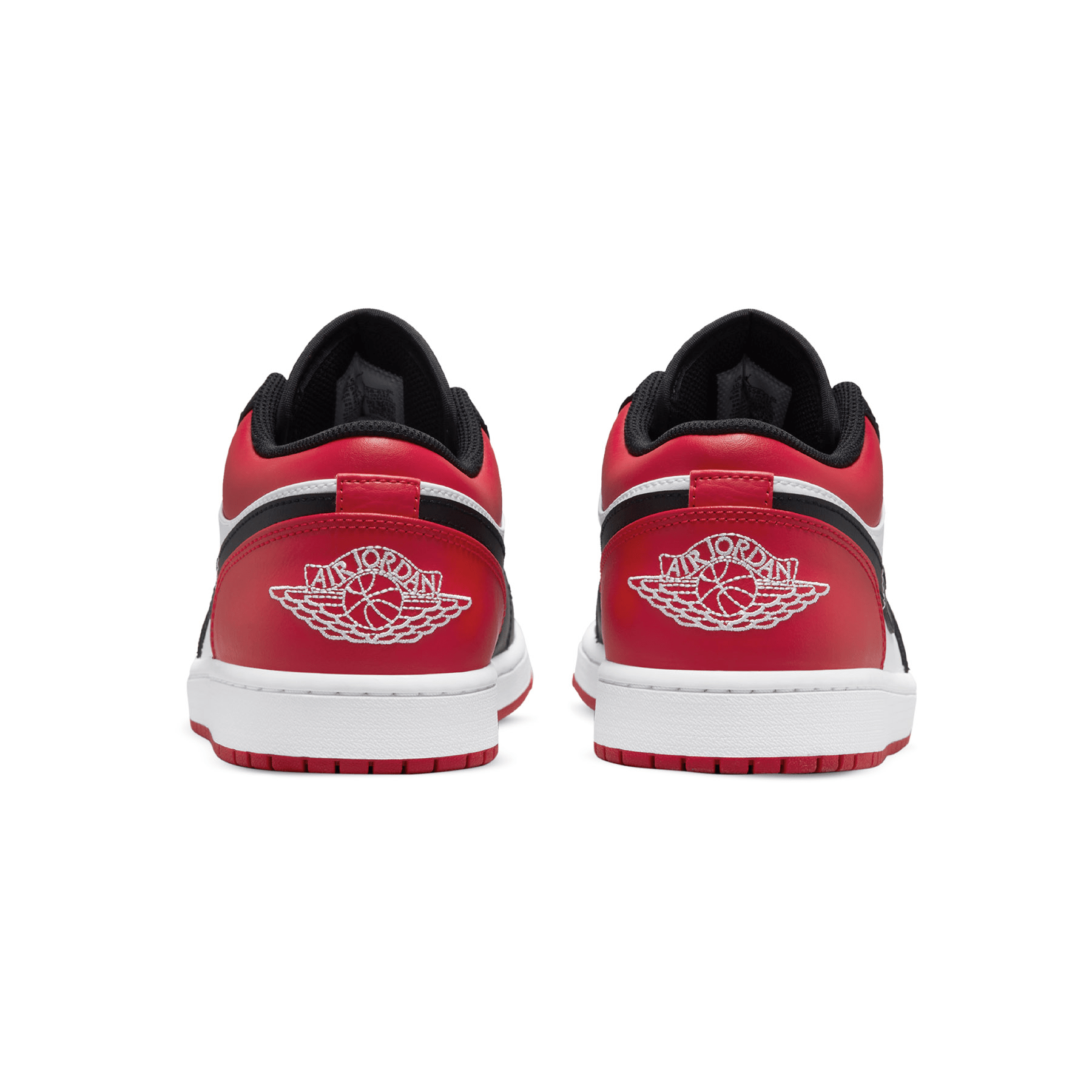 Air Jordan 1 Low Bred Toe trainers heel view