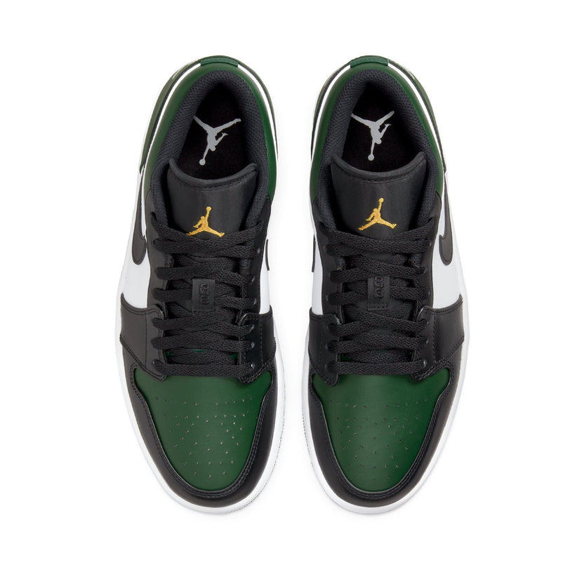 Air Jordan 1 Low Green Toe Trainers
