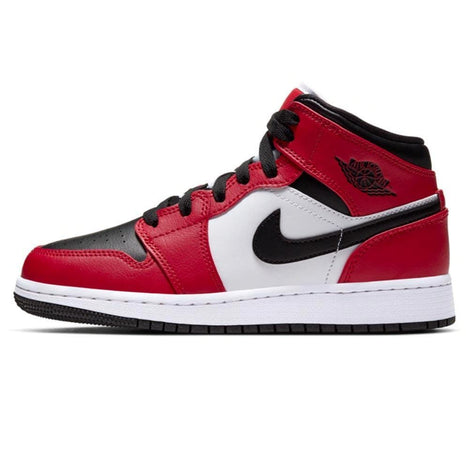 Air Jordan 1 Mid Chicago Black Toe Trainers