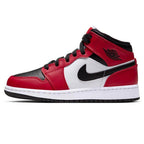 Air Jordan 1 Mid Chicago Black Toe Trainers