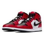 Air Jordan 1 Mid GS Chicago Black Toe trainers alternate side view