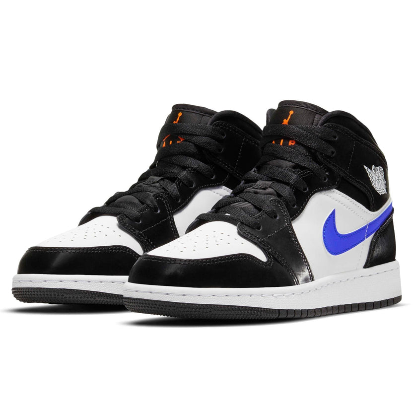 Air Jordan 1 Mid Racer Blue GS Trainers