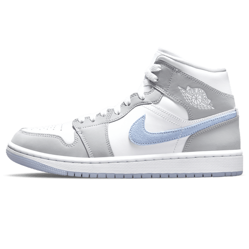 Air Jordan 1 Mid Wolf Grey Womens Trainers