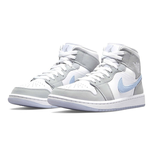 Air Jordan 1 Mid Wolf Grey Womens Trainers