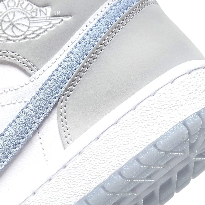 Air Jordan 1 Mid Wolf Grey Womens Trainers