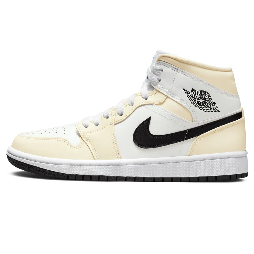 Air Jordan 1 Mid Coconut Milk Womens Trainers