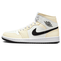 Air Jordan 1 Mid Coconut Milk Womens Trainers