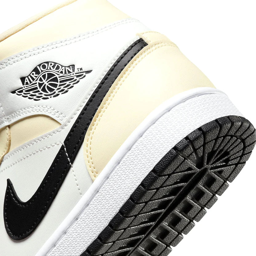 Air Jordan 1 Mid Coconut Milk Womens Trainers