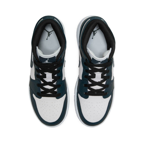 Air Jordan 1 Mid Dark Teal Trainers