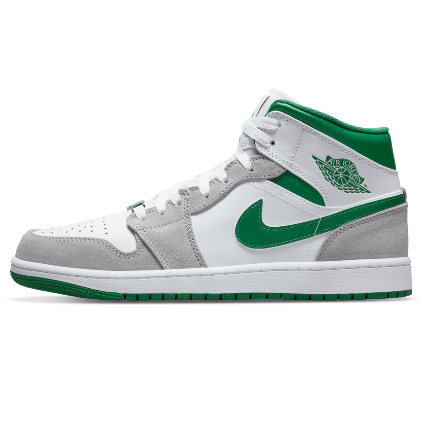 Air Jordan 1 Mid SE Grey Green Trainers
