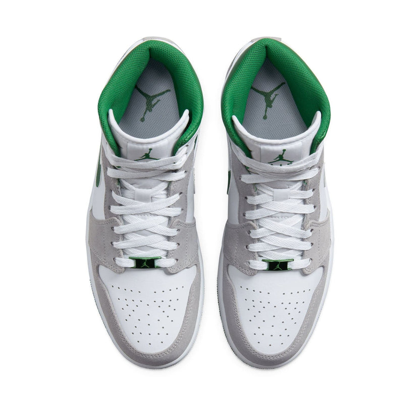 Air Jordan 1 Mid SE Grey Green Trainers