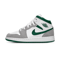 Air Jordan 1 Mid SE Pine Green Smoke Grey GS Trainers