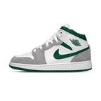 Air Jordan 1 Mid SE Pine Green Smoke Grey GS Trainers