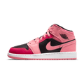 Air Jordan 1 Mid Coral Chalk GS Trainers