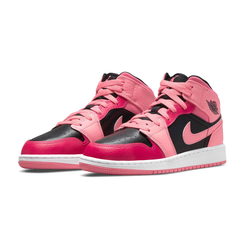 Air Jordan 1 Mid Coral Chalk GS Trainers