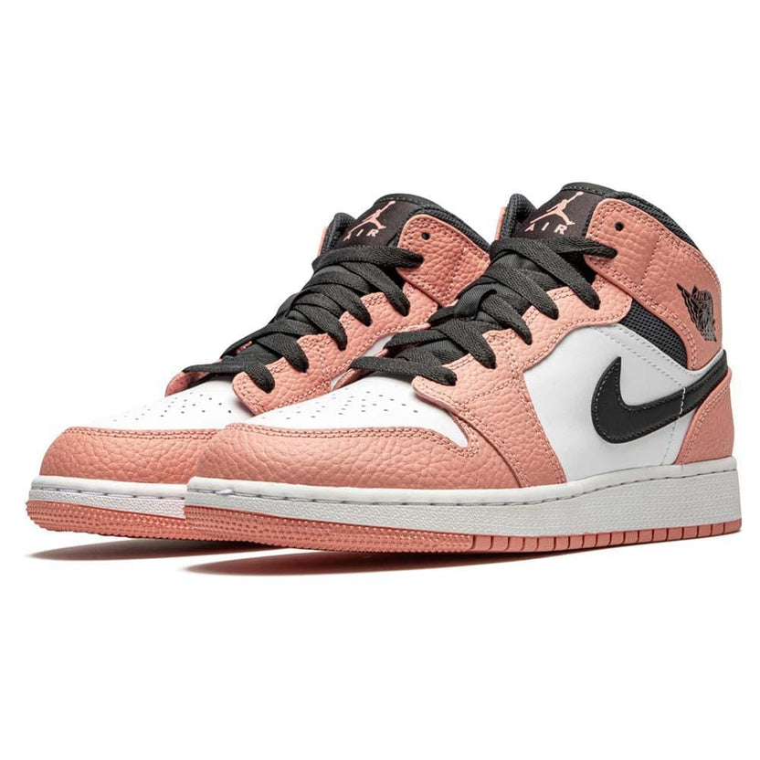 Air Jordan 1 Mid Pink Quartz GS Trainers