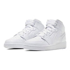 Air Jordan 1 Mid Triple White Trainers