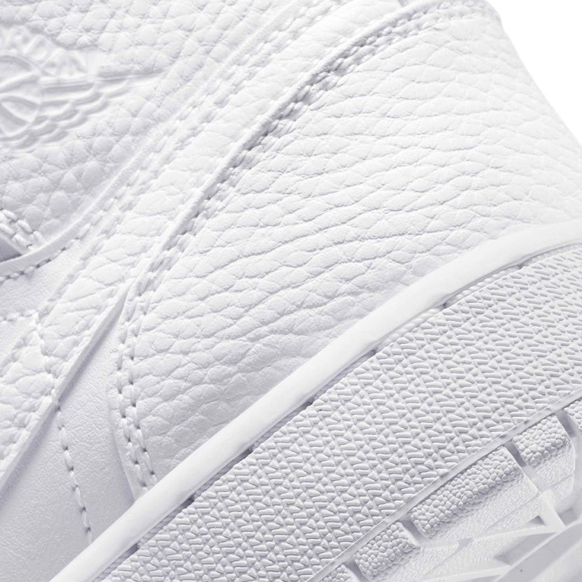 Air Jordan 1 Mid Triple White Trainers