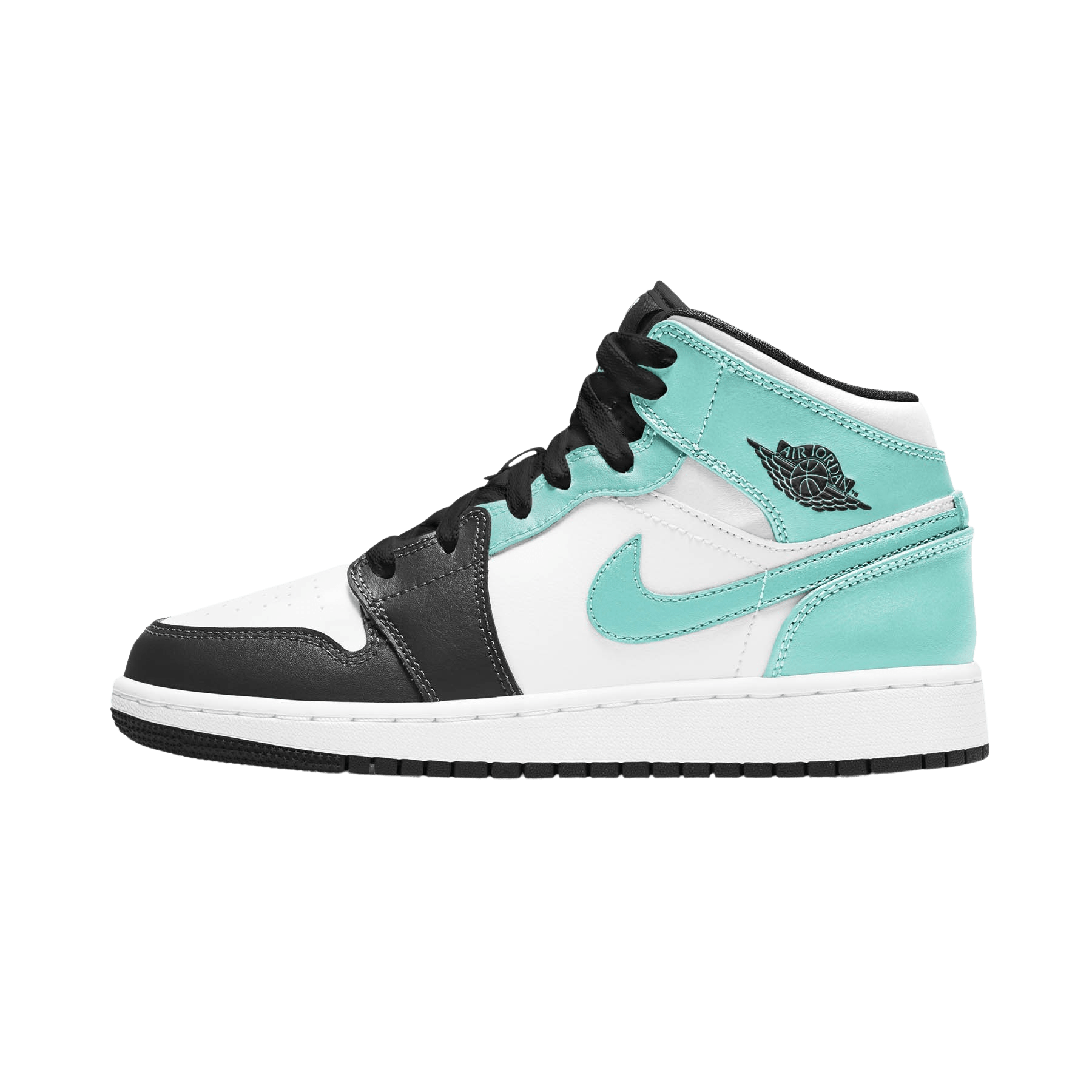 Air Jordan 1 Mid GS Tropical Twist trainers main side profile