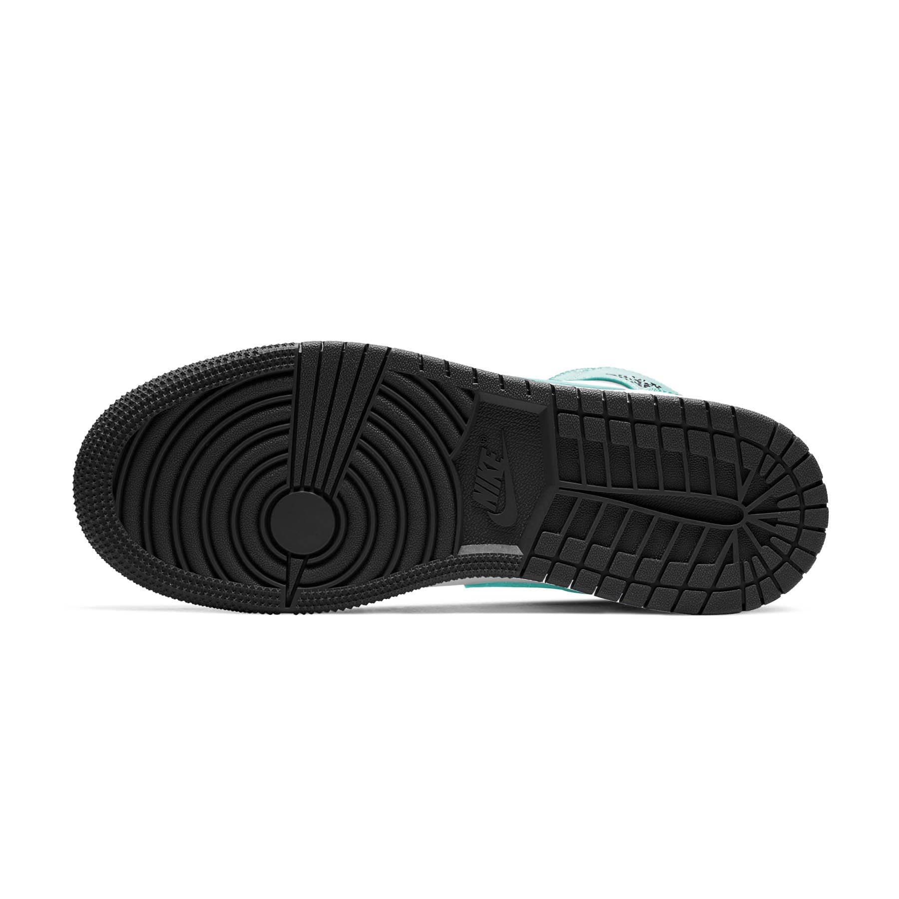 Air Jordan 1 Mid GS Tropical Twist trainers heel view