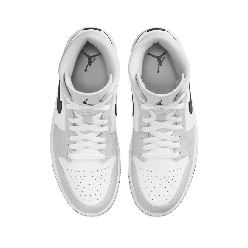 Air Jordan 1 Mid Light Smoke Grey Womens Trainers