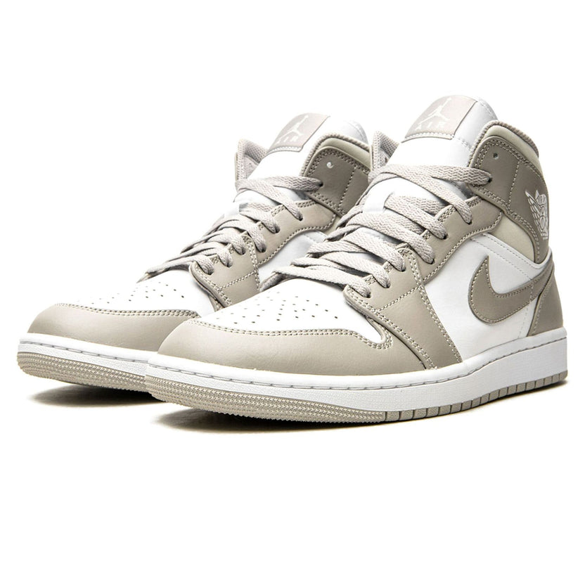 Air Jordan 1 Mid Linen Trainers