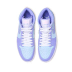 Air Jordan 1 Mid Purple Aqua Trainers