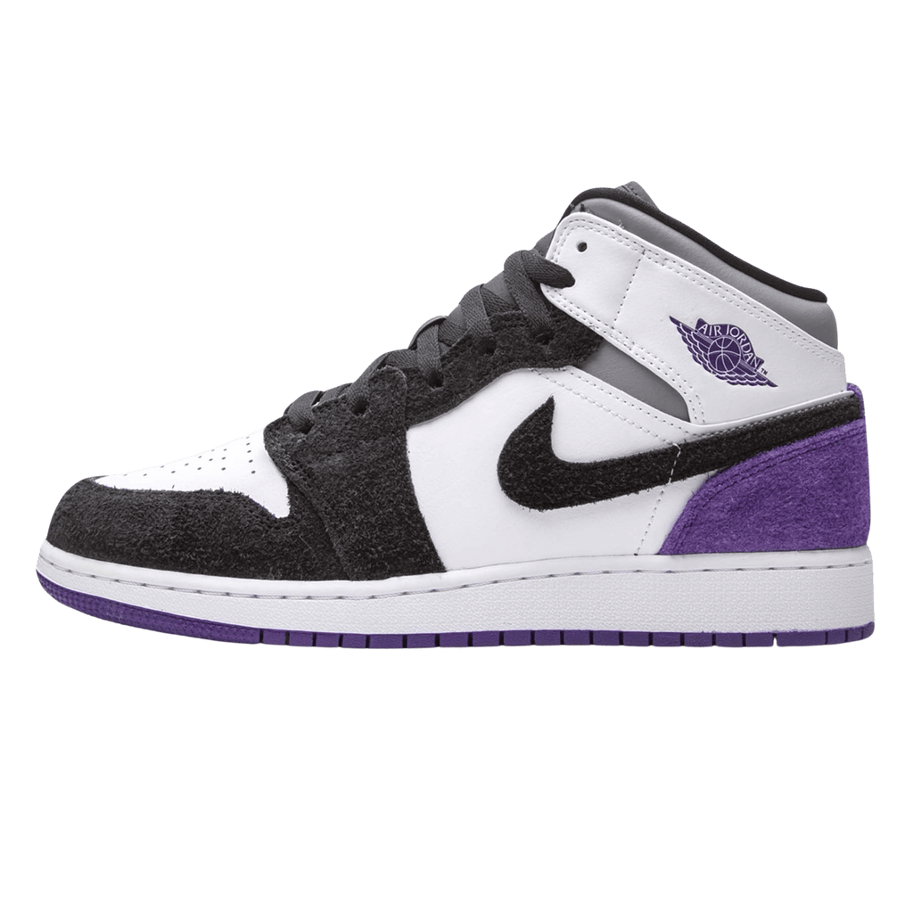 Air Jordan 1 Mid SE Purple GS Trainers